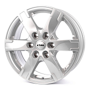 Диск 7.5x17 6x114.3 ET38 D66.1 ALUTEC Titan Polar Silver