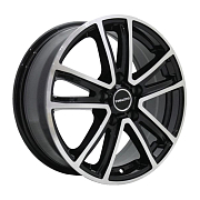 Диск 6.5x16 5x114.3 ET50 D60.1 TG Racing LZ750 blk_pol