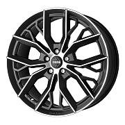 Диск 7.5x17 5x108 ET50 D67.1 Momo MASSIMO Matt Black-Polished