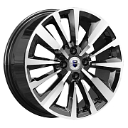 Диск 6.5x16 4x100 ET37 D60.1 K&K КС997 Алмаз черный