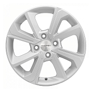 Диск 6x15 4x100 ET40 D60.1 Khomen Wheels V-Spoke 501 F-Silver