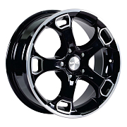 Диск 7x18 5x100 ET38 D54.1 СКАД Фараон Алмаз