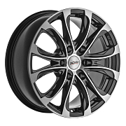 Диск 8x18 6x139.7 ET25 D106.1 X-trike X-134 BK/FP