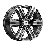 Диск Литой 7.5x17 PCD 6x139.7 ET30 D106.1 K&K КС1174 Алмаз черный
