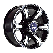 Диск 8x17 5x139.7 ET20 D108.2 YST X-2 BKF