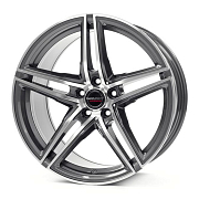 Диск 8x17 5x100 ET38 D64 BORBET XRT mf graphite polished