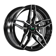 Диск Литой 6x14 PCD 4x100 ET35 D73.1 Megami MGM-30 BKF