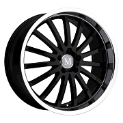 Диск 9.5x19 5x112 ET53 D66.6 Mandrus Millenium Gloss Black Mirror Cut Lip