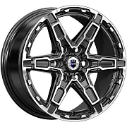 Диск Литой 8x18 PCD 6x139.7 ET50 D95.1 K&K КС1159 алмаз чёрный