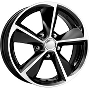 Диск Литой 6.5x16 PCD 5x114.3 ET41 D67.1 iFree КС681 алмаз чёрный
