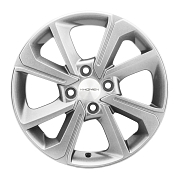 Диск 6x15 4x100 ET40 D60.1 Khomen Wheels V-Spoke 501 G-Silver